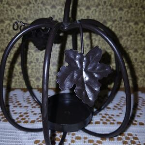 Hobby Lobby Black Metal Leaf Lantern